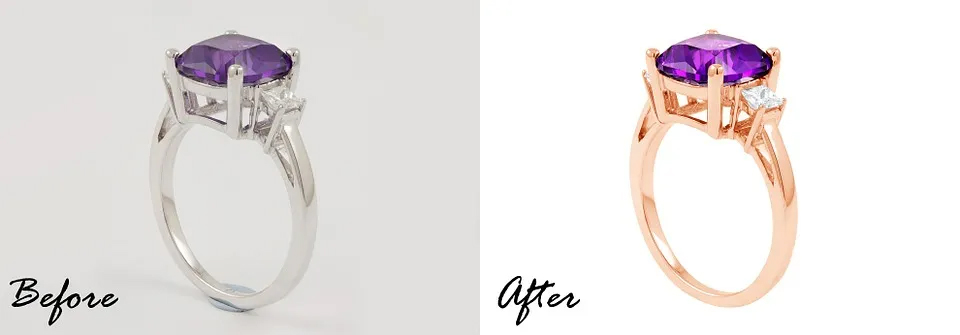 Jewelry photography tips - jewelry photo retouching