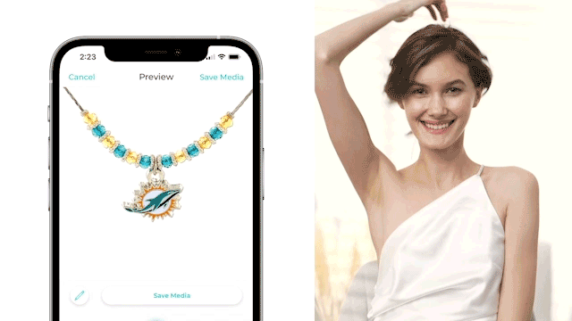 A virtual jewelry try on tool on your online jewelry store