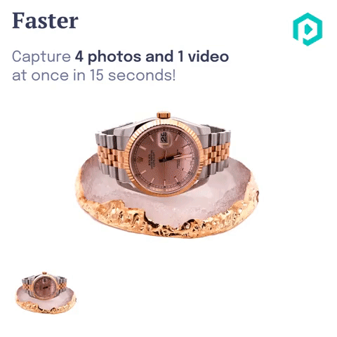 Faster with 4 photos and 1 video feature